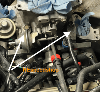 Mazda Rx8 fuel injector leaking repair