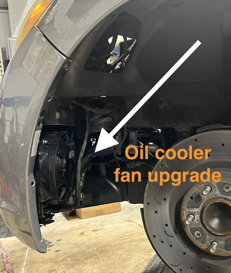 Rx8 Oil cooler fan upgrades